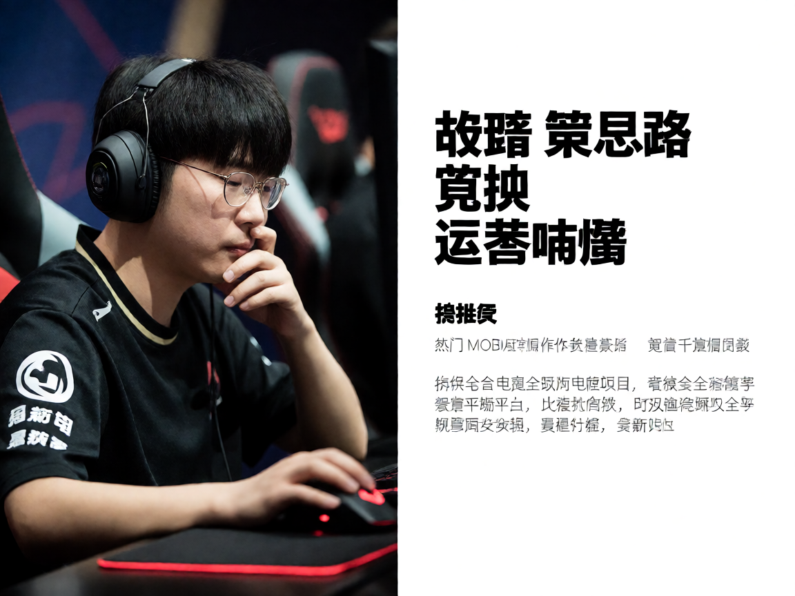策略类电竞游戏对局画面，选手深思熟路